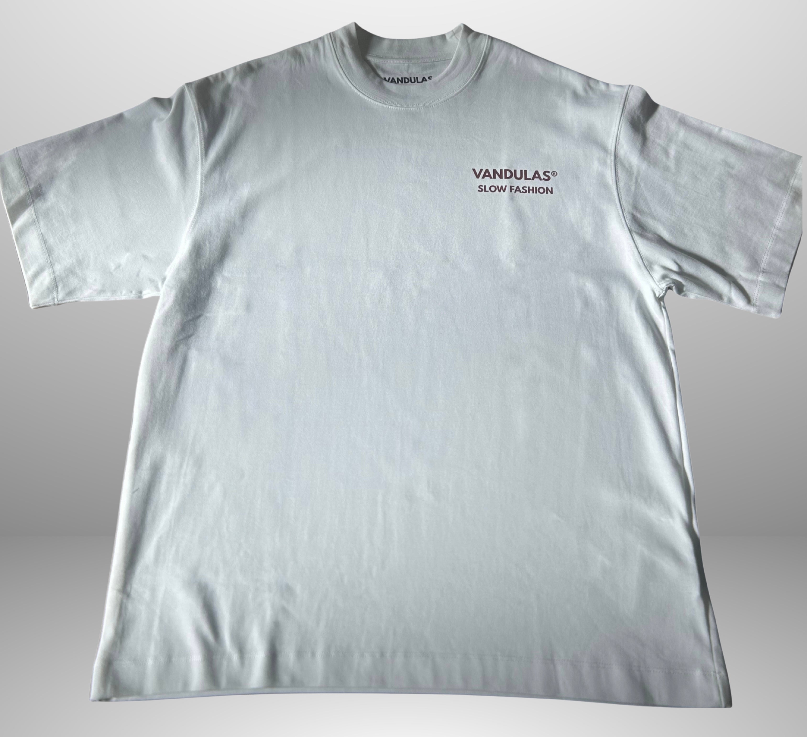 Vandulas® Core Logo Tee – White/Red
