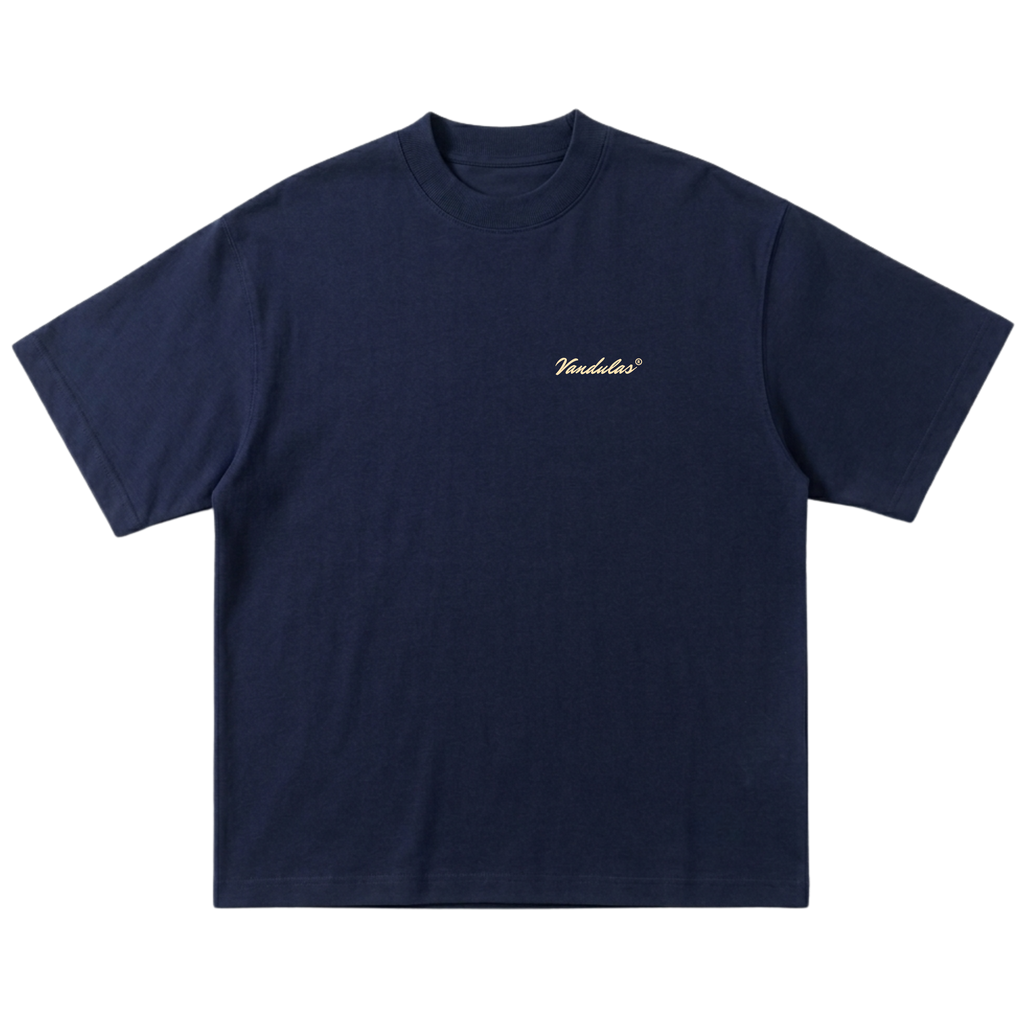 Vandulas Heavyweight Tee Navy Edition