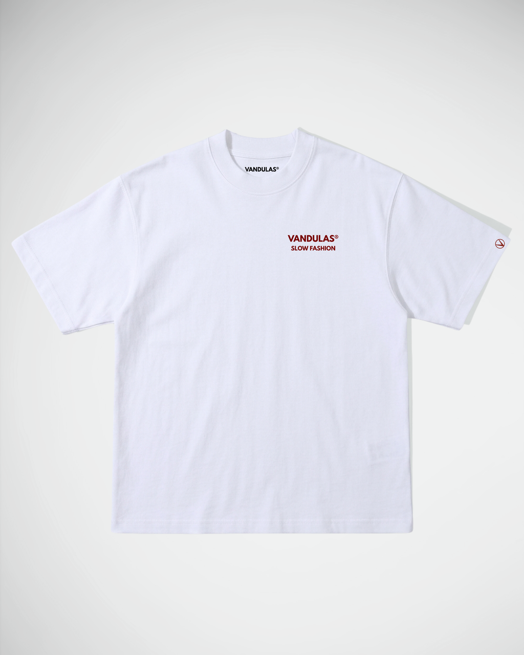 Vandulas® Core Logo Tee – White/Red