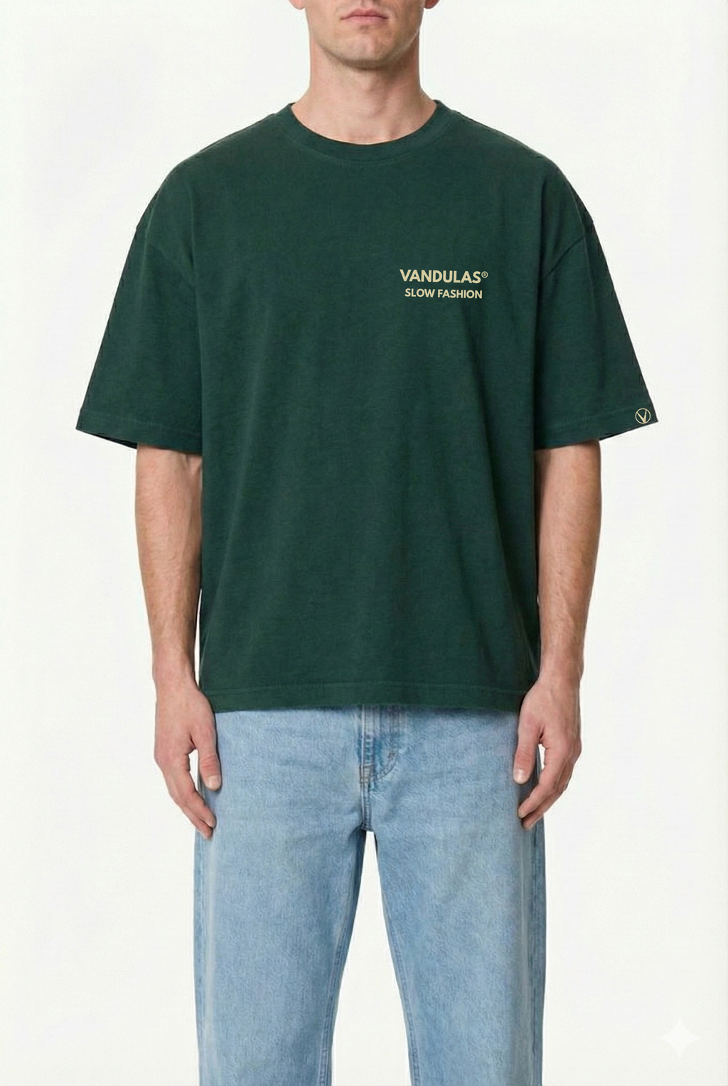 Vandulas® Core Logo Tee Green/Cream