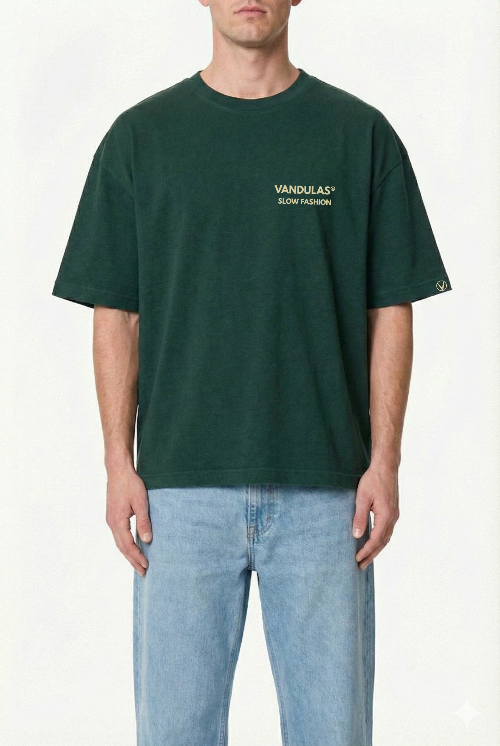 Vandulas® Core Logo Tee Green/Cream
