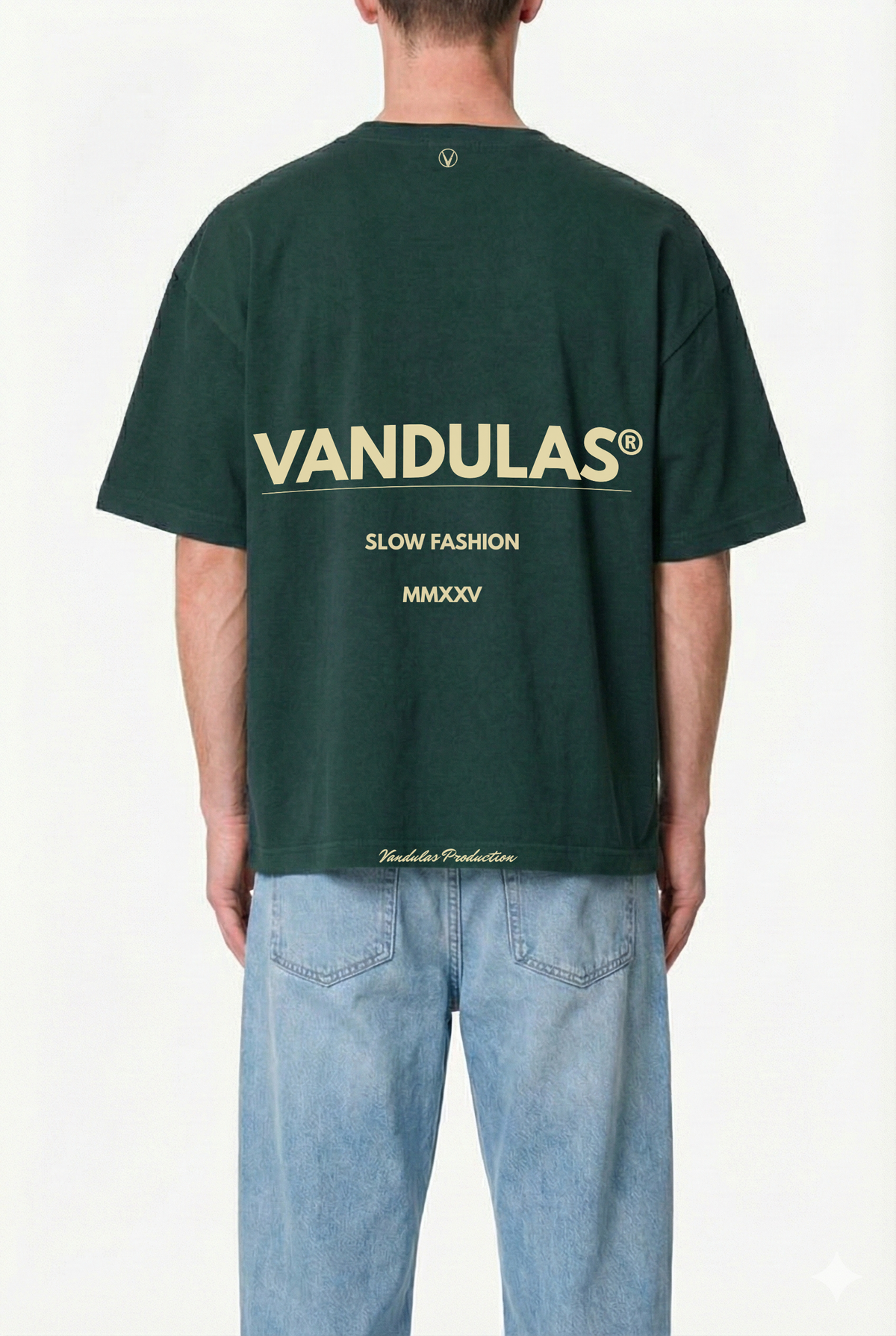 Vandulas® Core Logo Tee Green/Cream