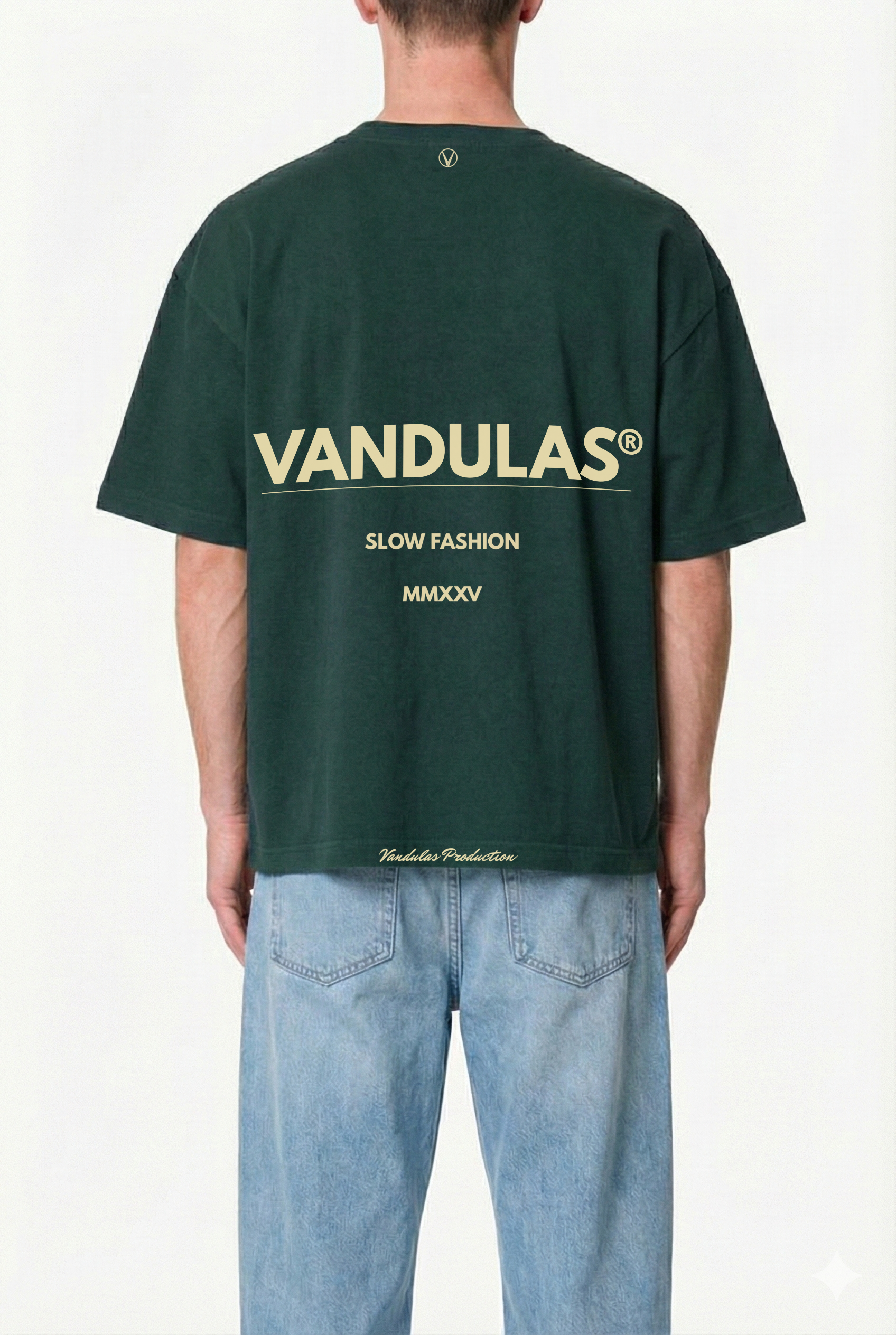 Vandulas® Core Logo Tee Green/Cream